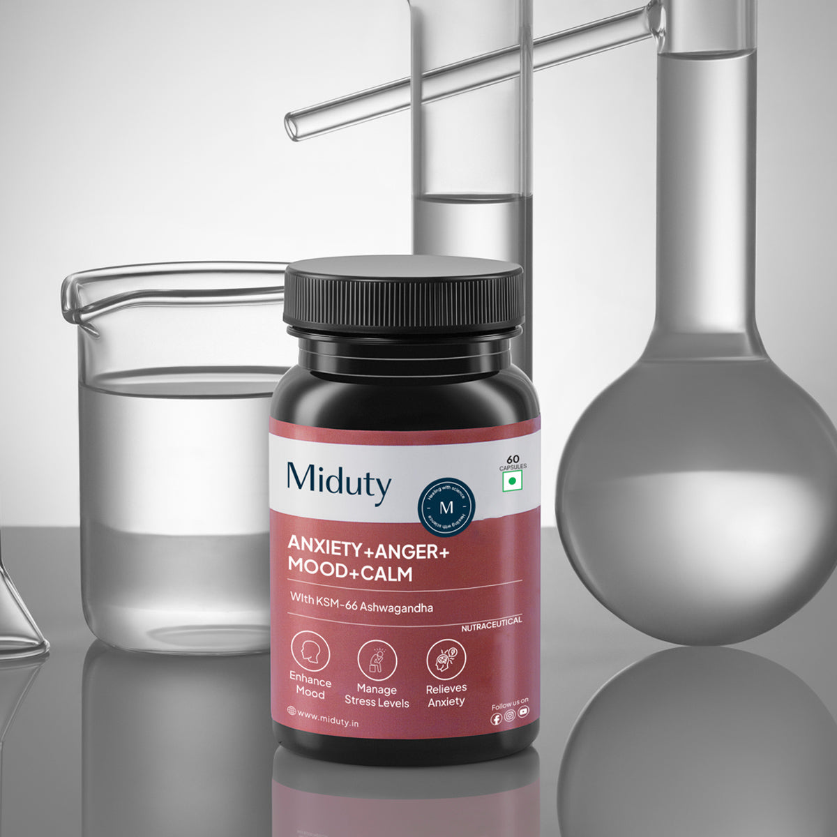 Anxiety+ Anger+ Mood+ Calm - 60 Capsules