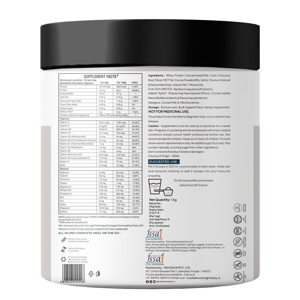 Fit & Lean Protein Shake