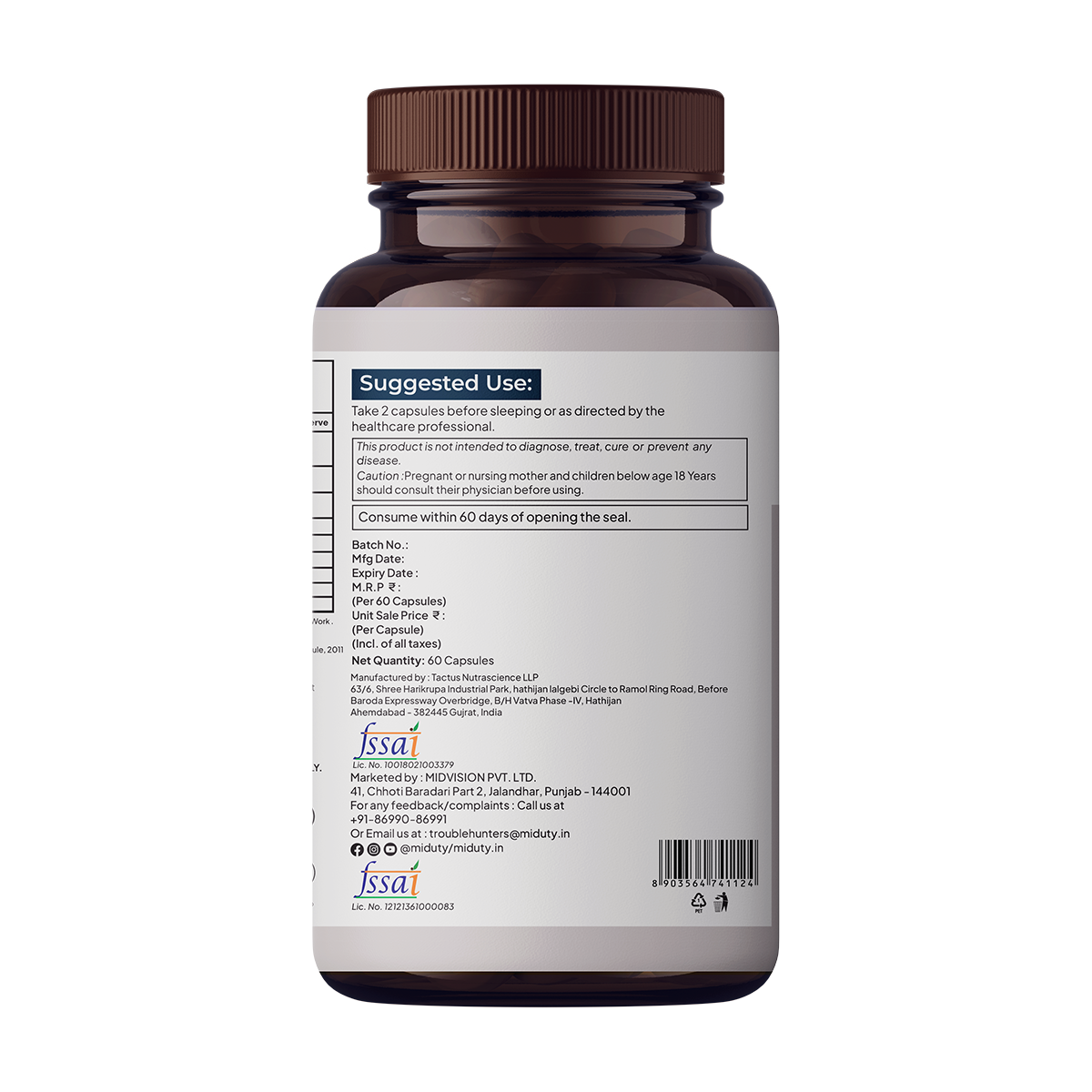 Magnesium Relax - 60 Capsules