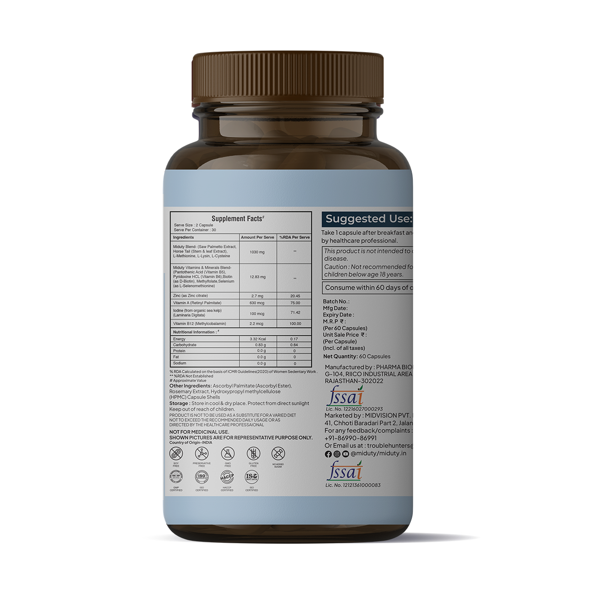 Thick And Grow - 60 Capsules