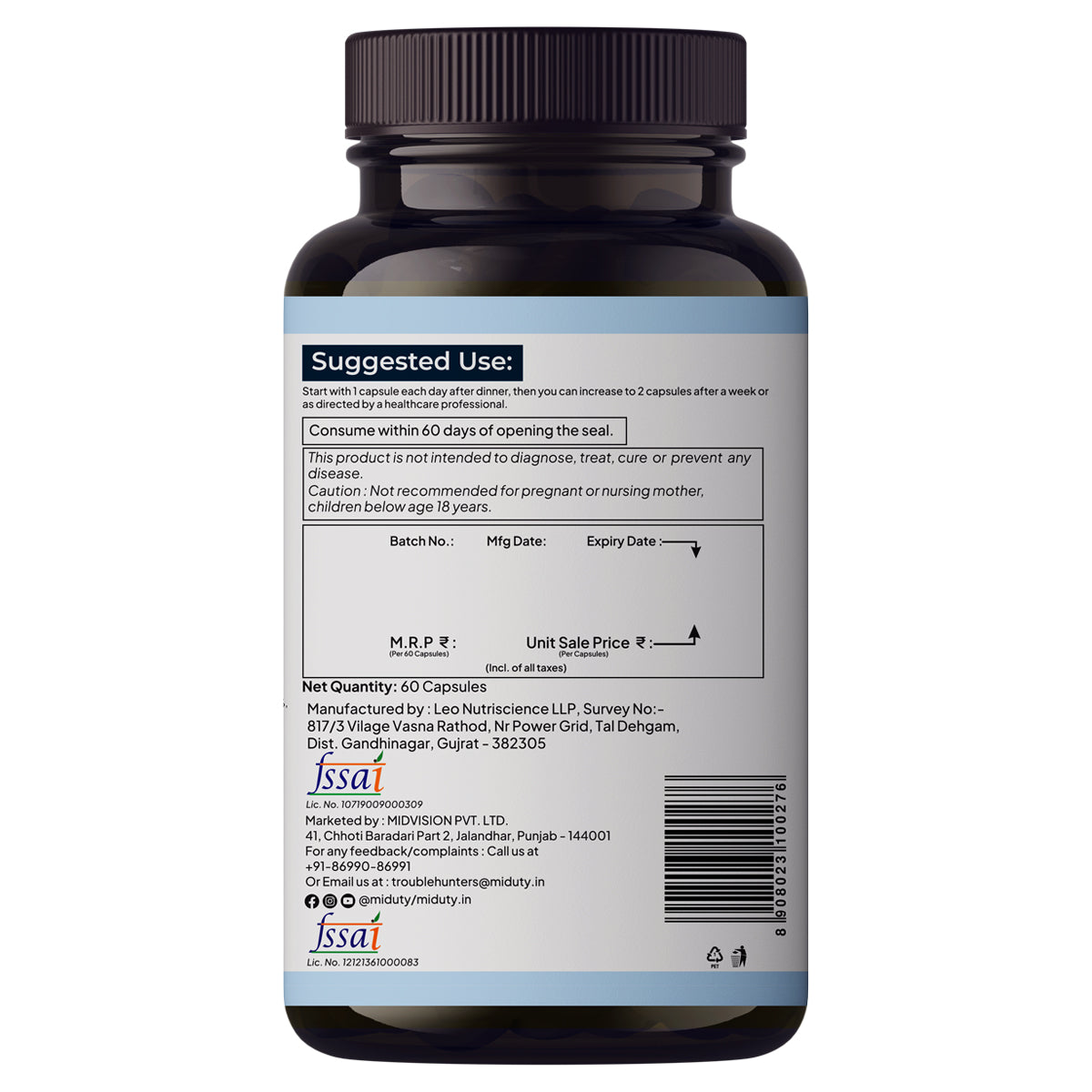 Sleep Well - 60 Capsules