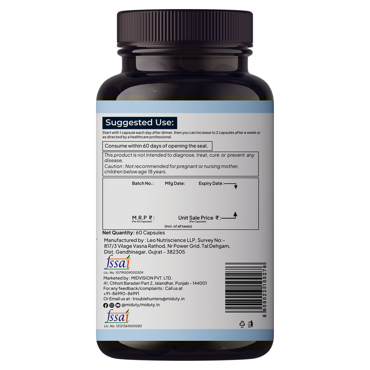 Sleep Well - 60 Capsules