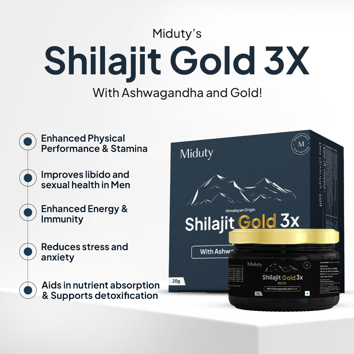 Shilajit Gold 3X - 20 gm