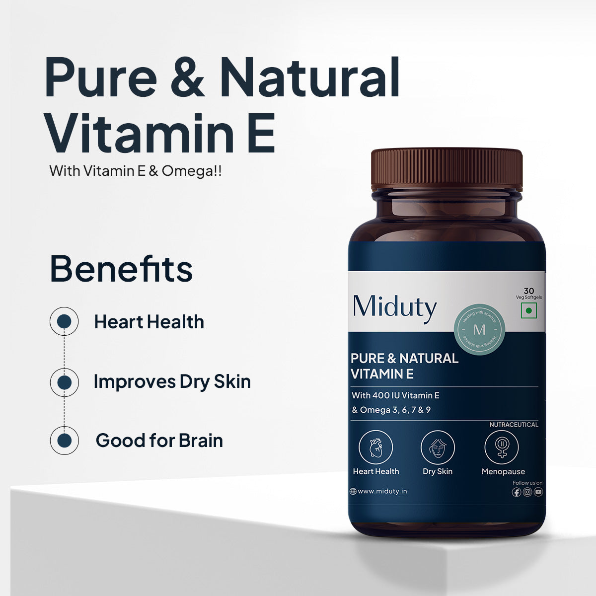 Vitamin E - 30 Veg Softgels