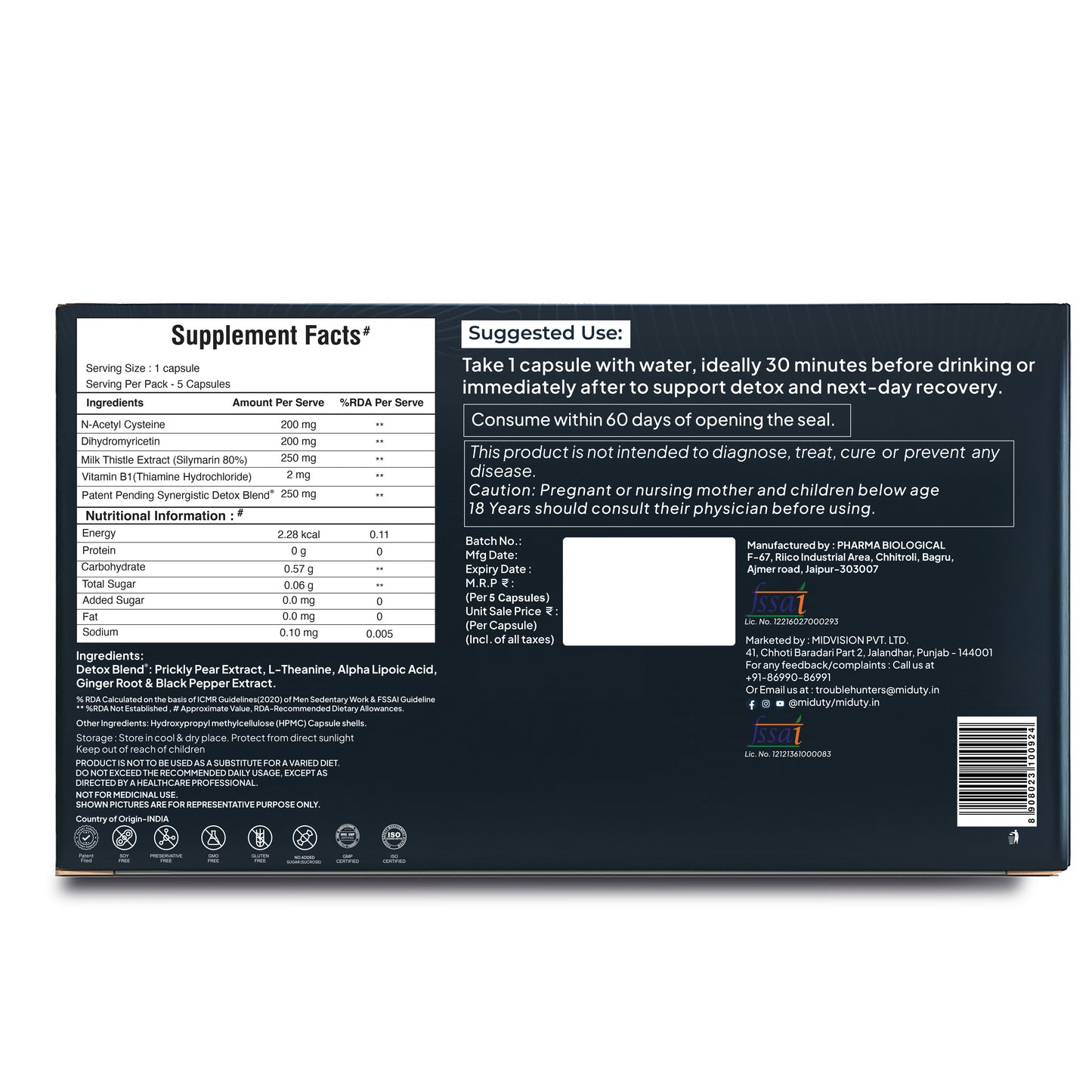 Party Detox - Pack Of 2