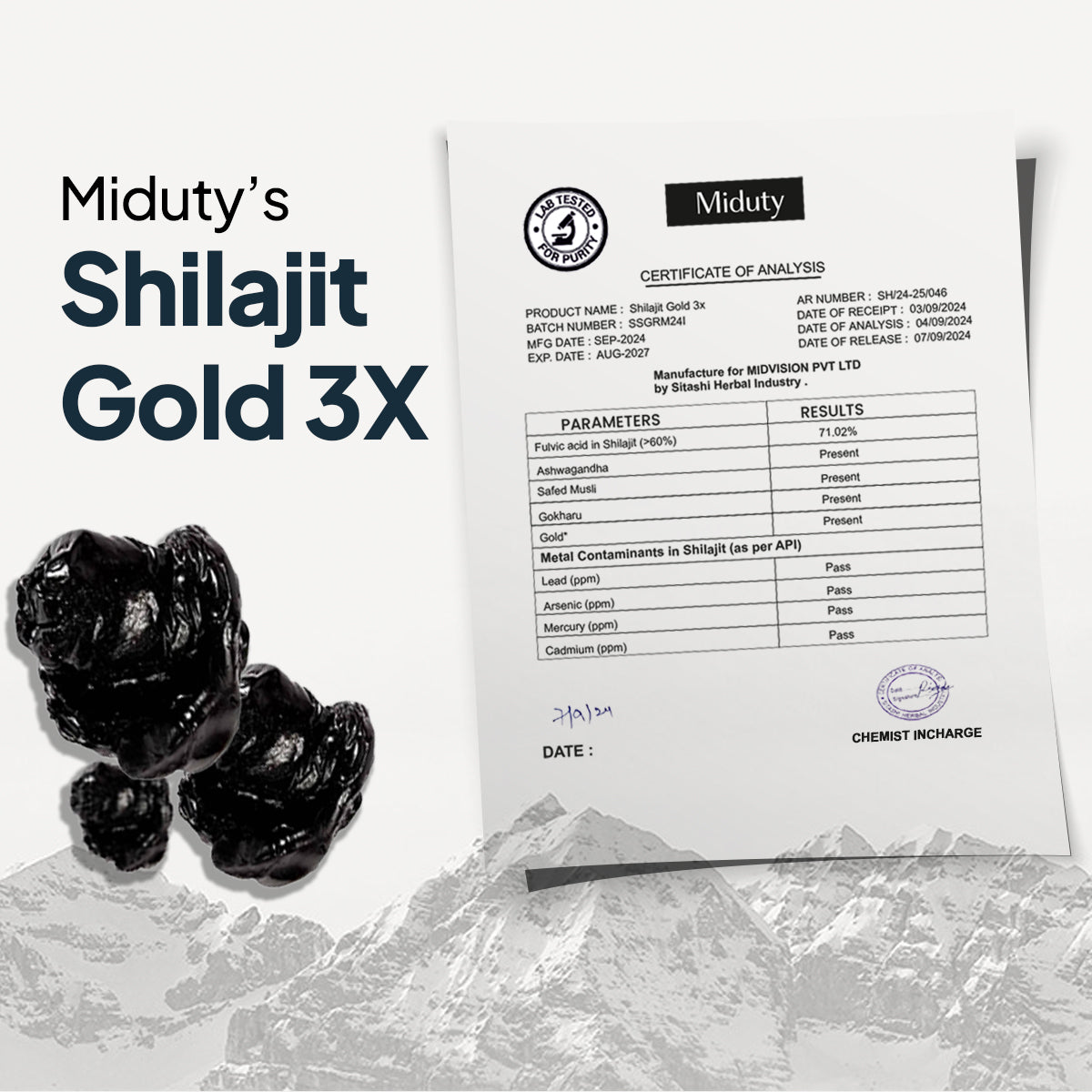 Shilajit Gold 3X - 20 gm