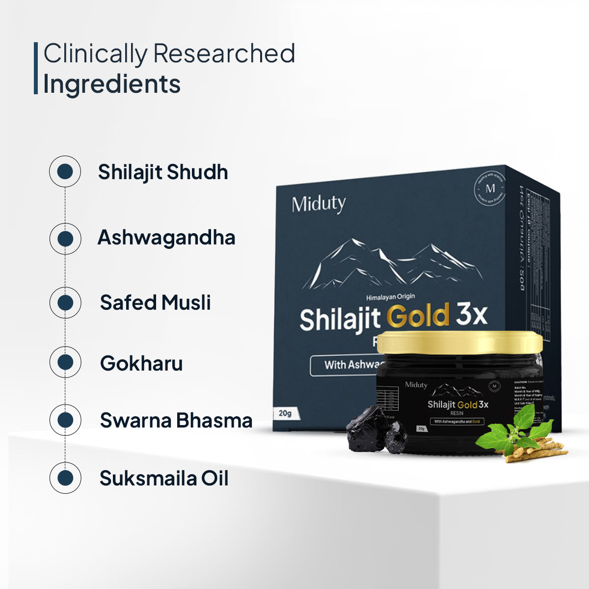 Shilajit Gold 3X - 20 gm