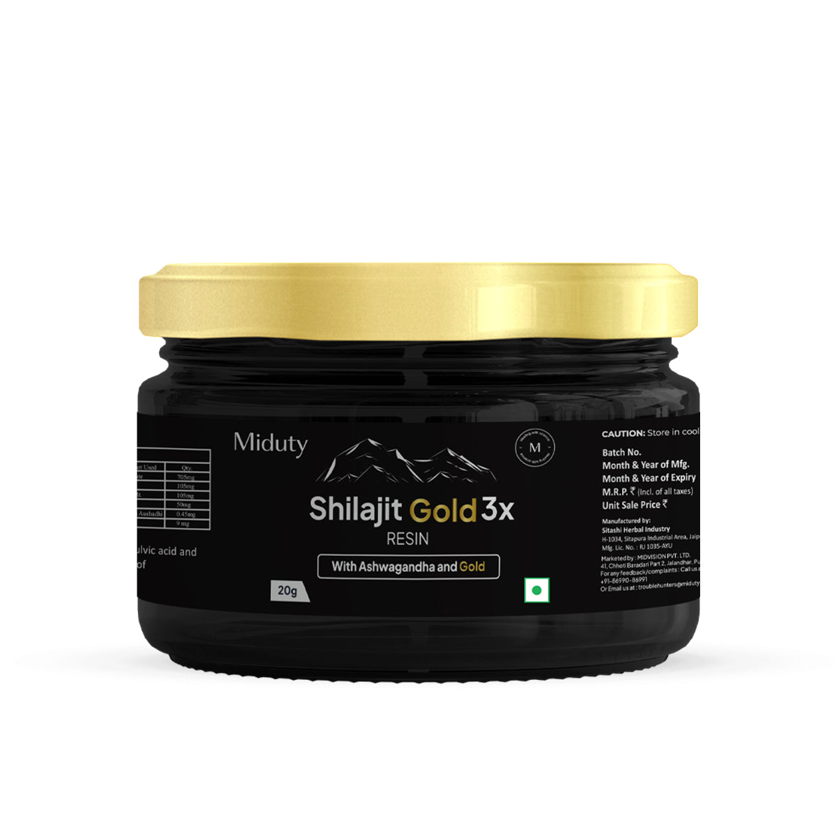 Shilajit Gold 3X - 20 gm