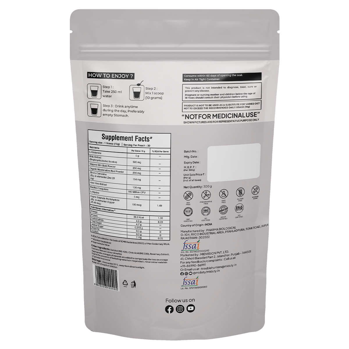 Leaky Gut - 300 gm