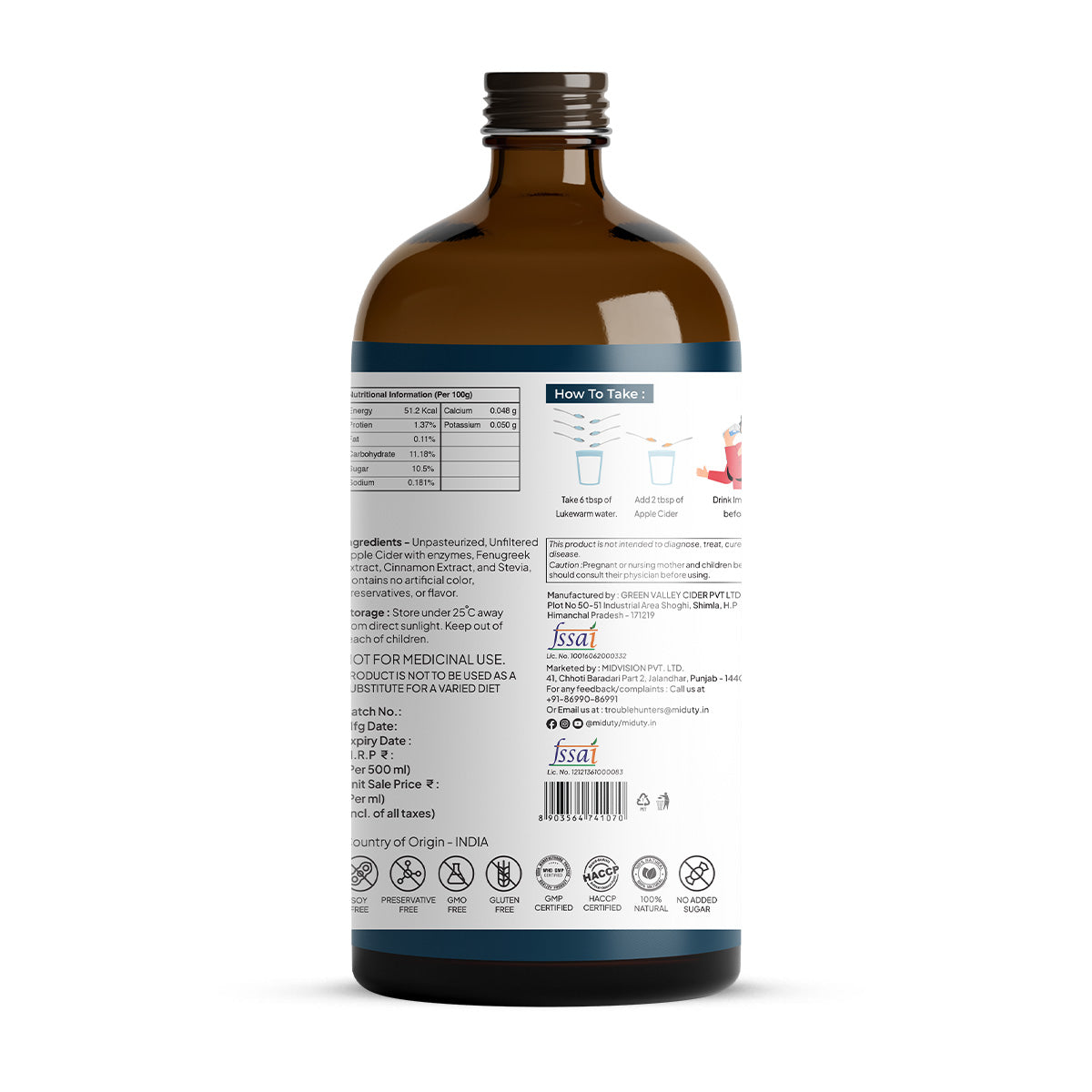 Apple Cider Vinegar - 500 ml