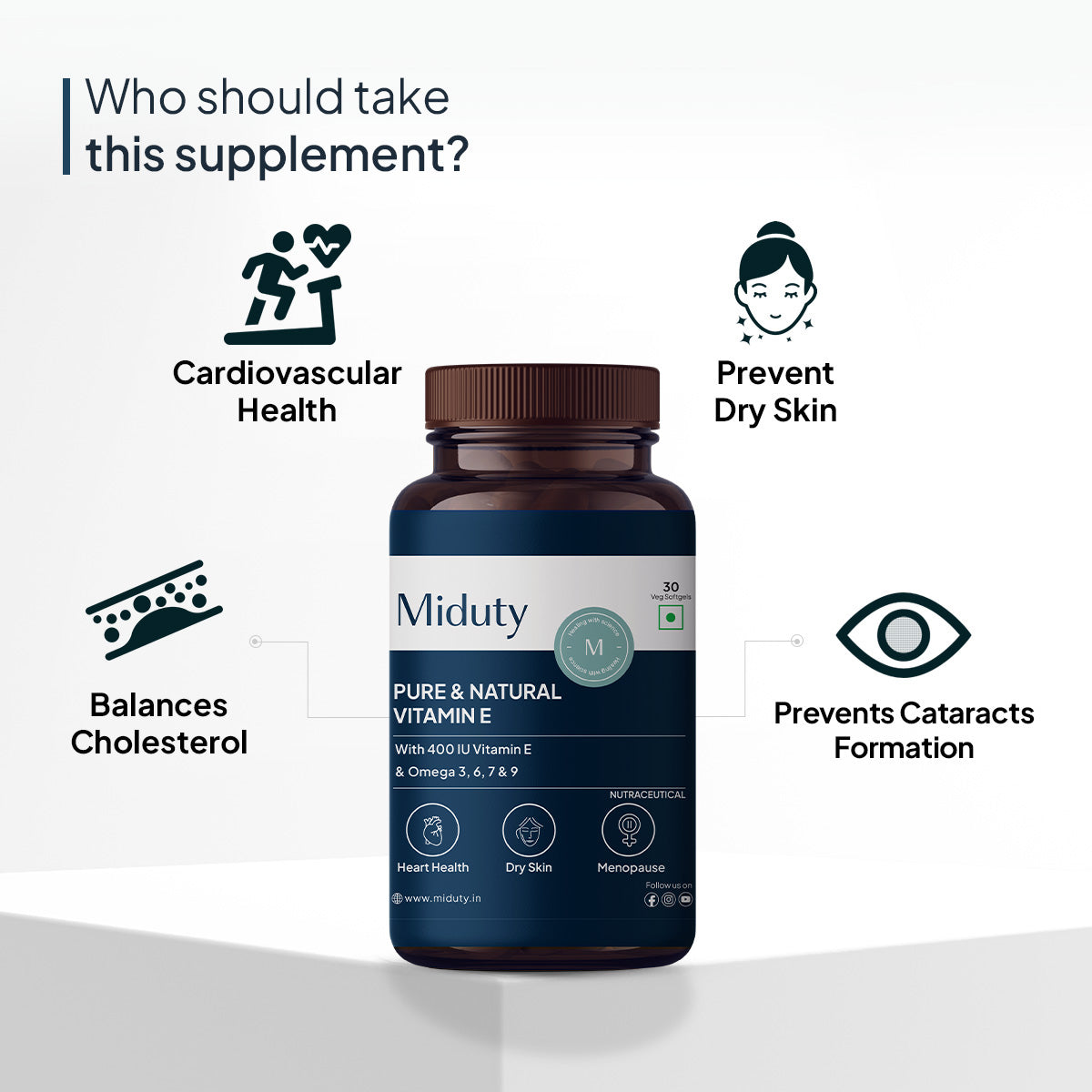 Vitamin E - 30 Veg Softgels