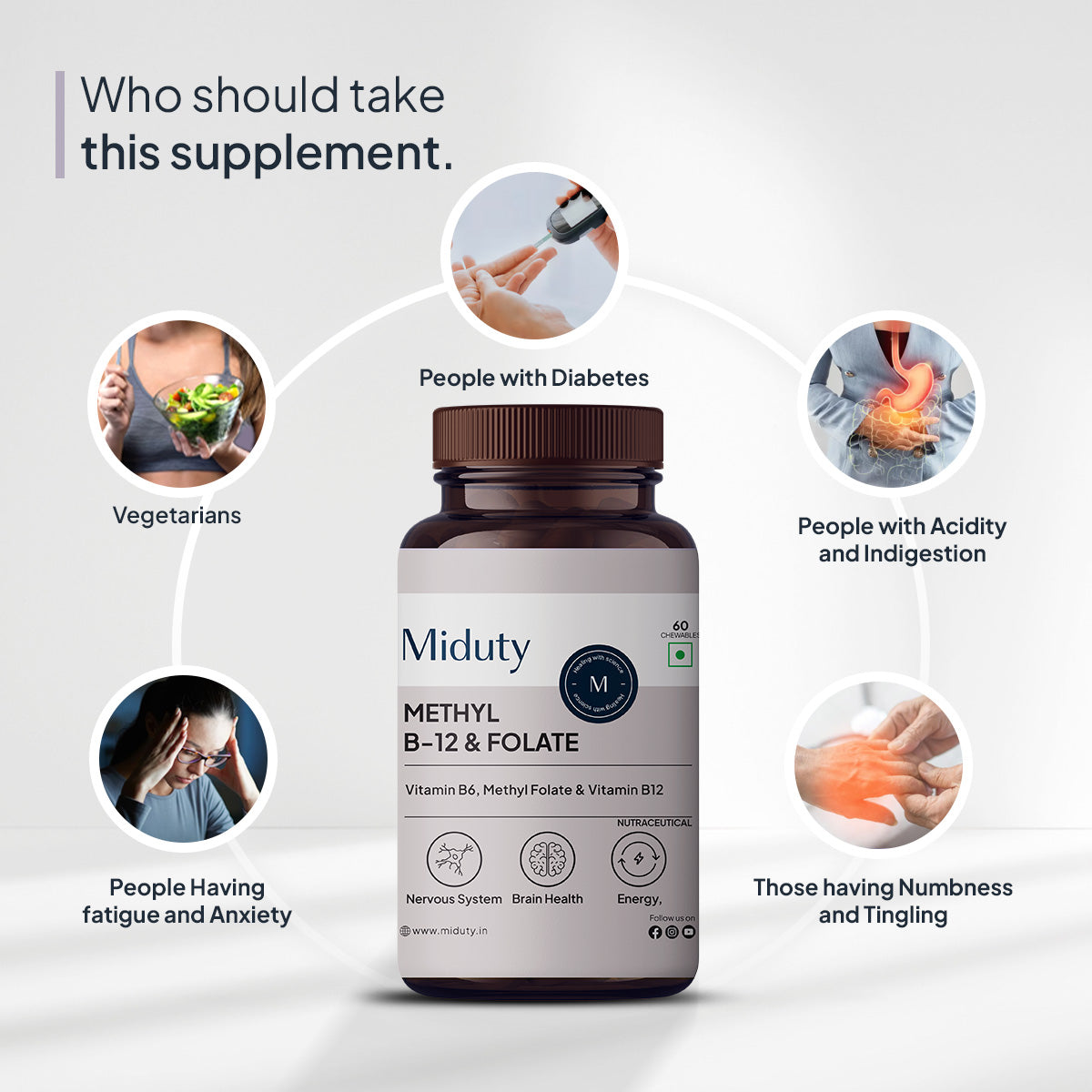 Vitamin B12 - 60 Chewables