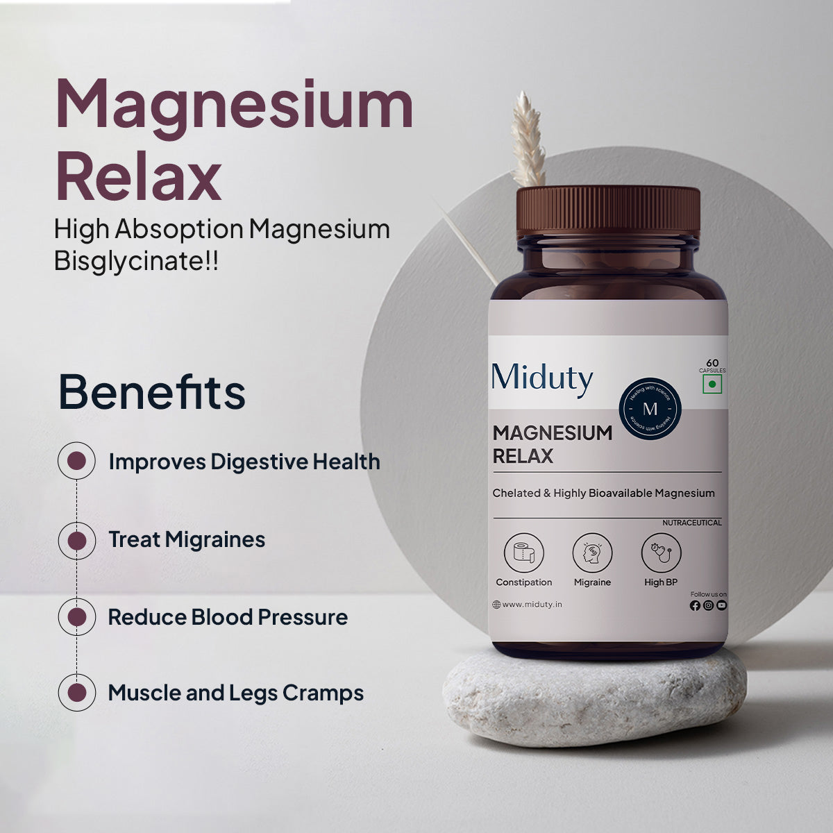 Magnesium Relax - 60 Capsules