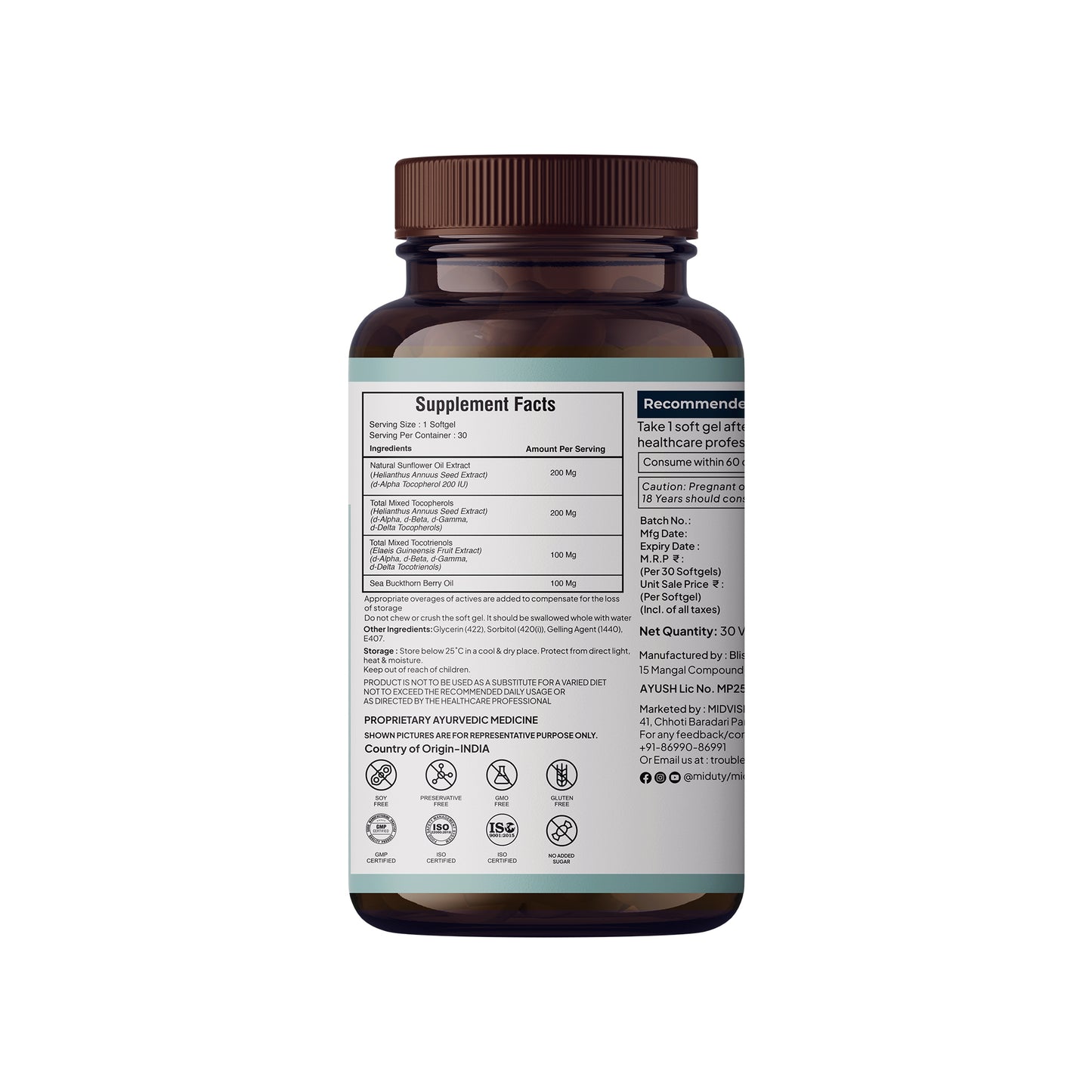 Mixed Tocopherols & Tocotrienols