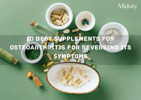 Assorted dietary supplements and capsules on a green background