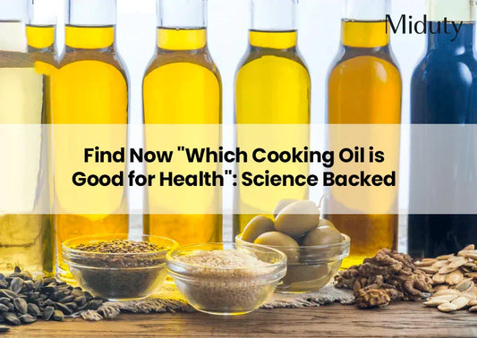 Various bottles of cooking oil and seeds arranged on a table