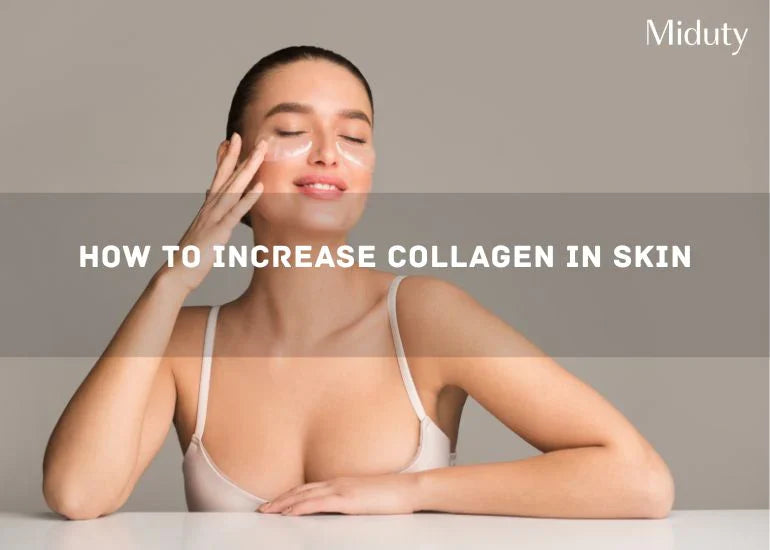 Woman applying skincare on her face with a relaxed expression