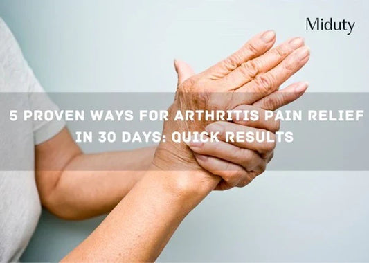 Person holding their hands together, possibly indicating discomfort in the joints.
