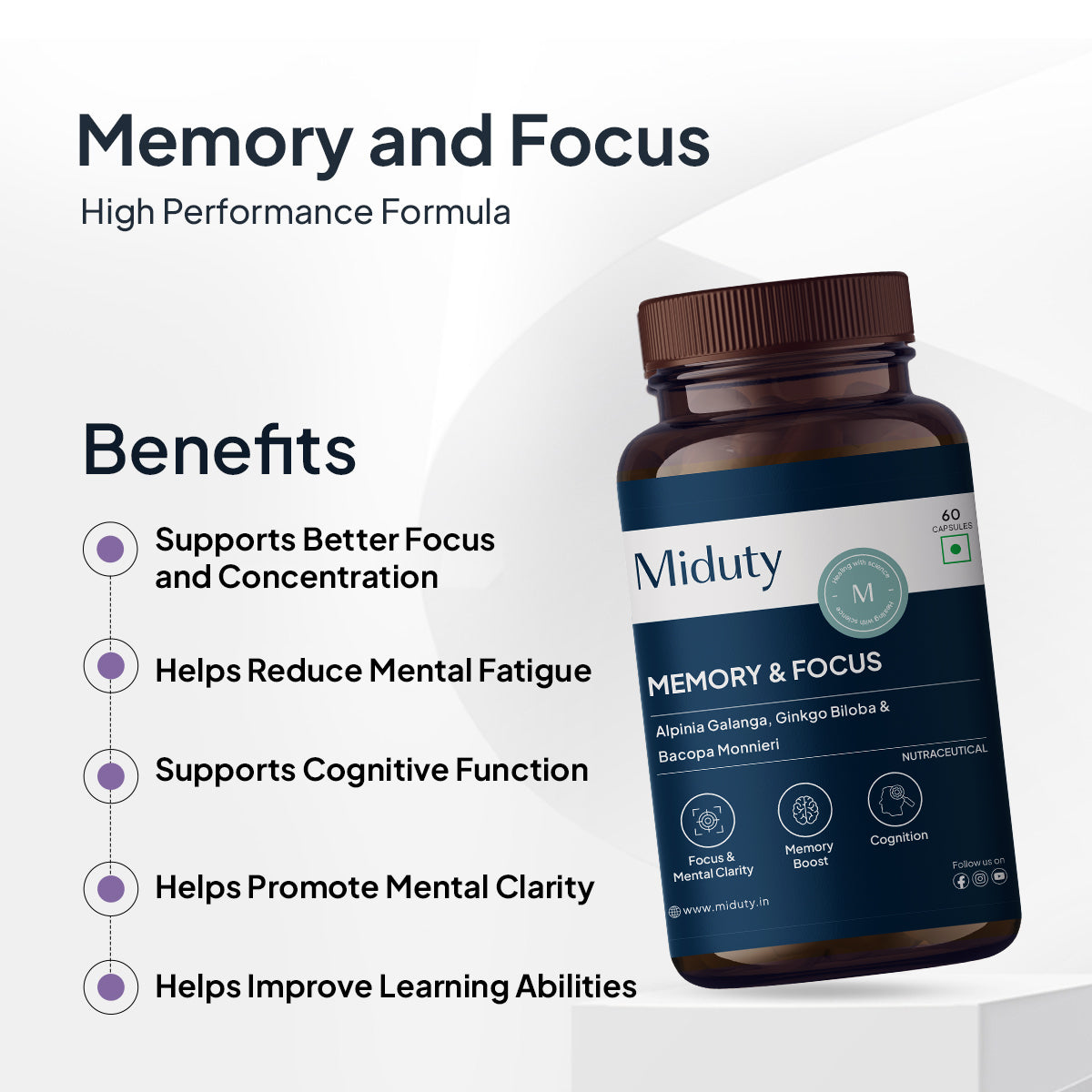 Memory & Focus - 60 Capsules