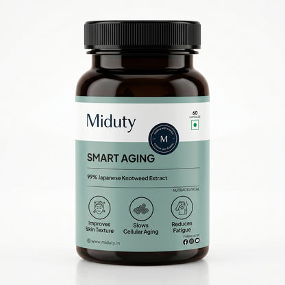 Smart Aging | Trans-Resveratrol 99% | Antioxidant Supplement for Skin - 60 Capsules