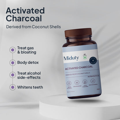 Activated Coconut Charcoal - Miduty