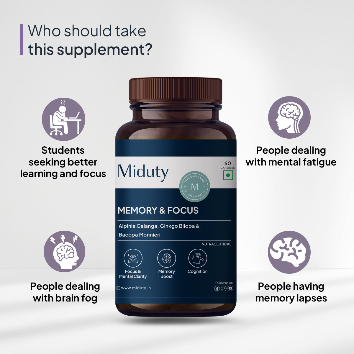 Memory & Focus - 60 Capsules