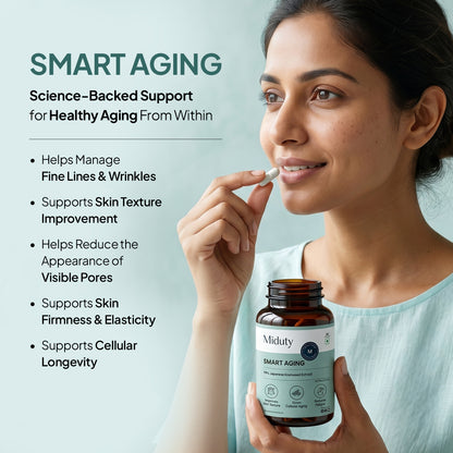 Smart Aging | Trans-Resveratrol 99% | Antioxidant Supplement for Skin - 60 Capsules