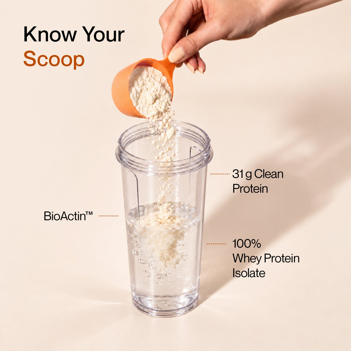 Image 6 of Whey Protein Isolate 31g | 1kg | Unflavoured