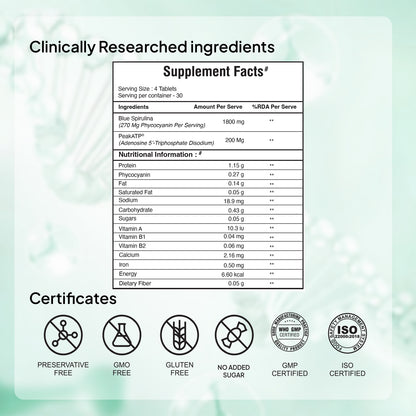 Blue Spirulina + PeakATP®