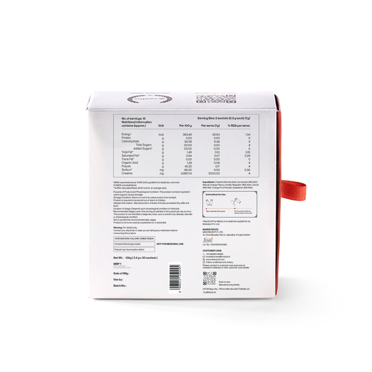 Image 10 of Mouth Dissolving Creatine Monohydrate (30 Sachets)