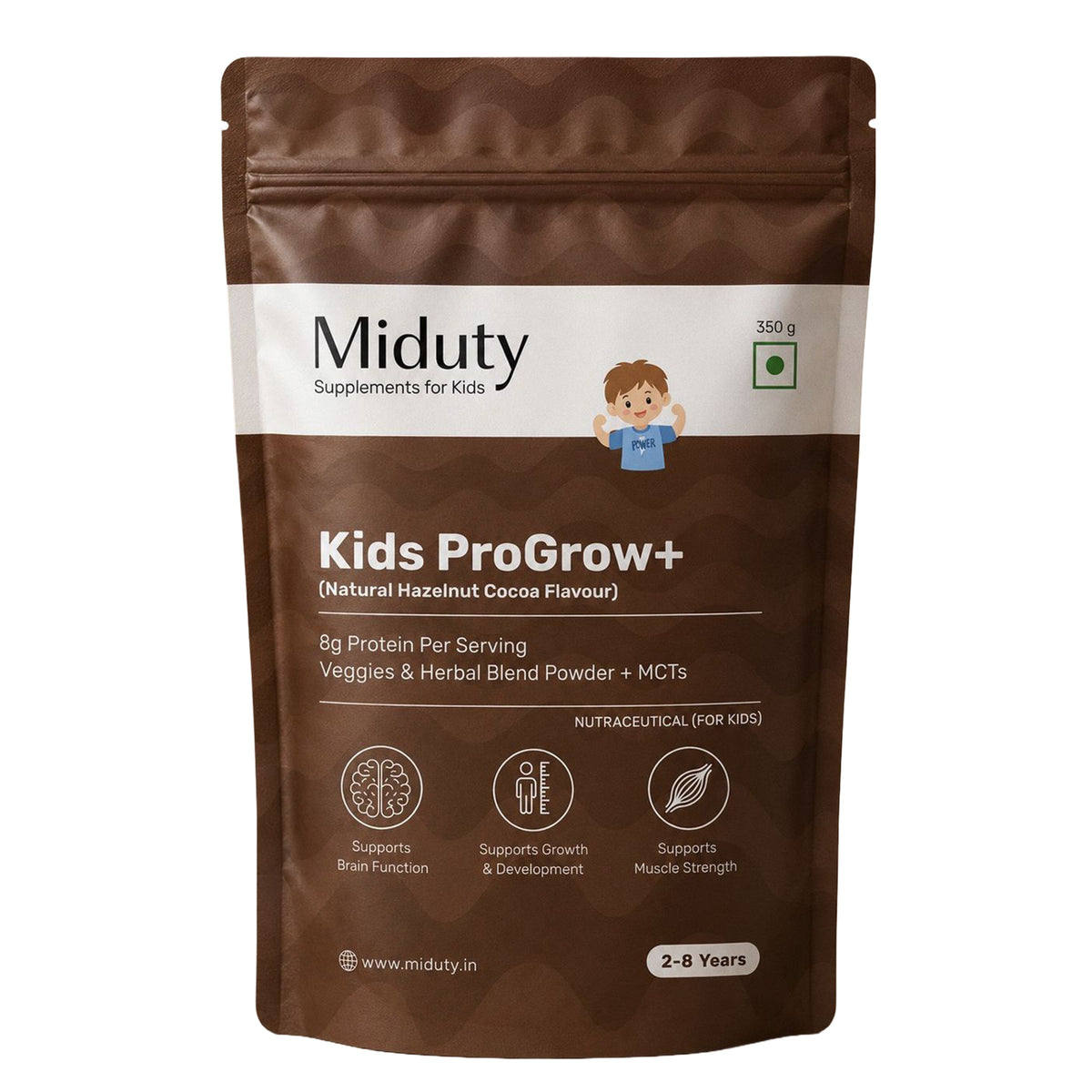 Image 1 of 2-8 Years for the product Kids ProGrow+ Hazelnut Cocoa