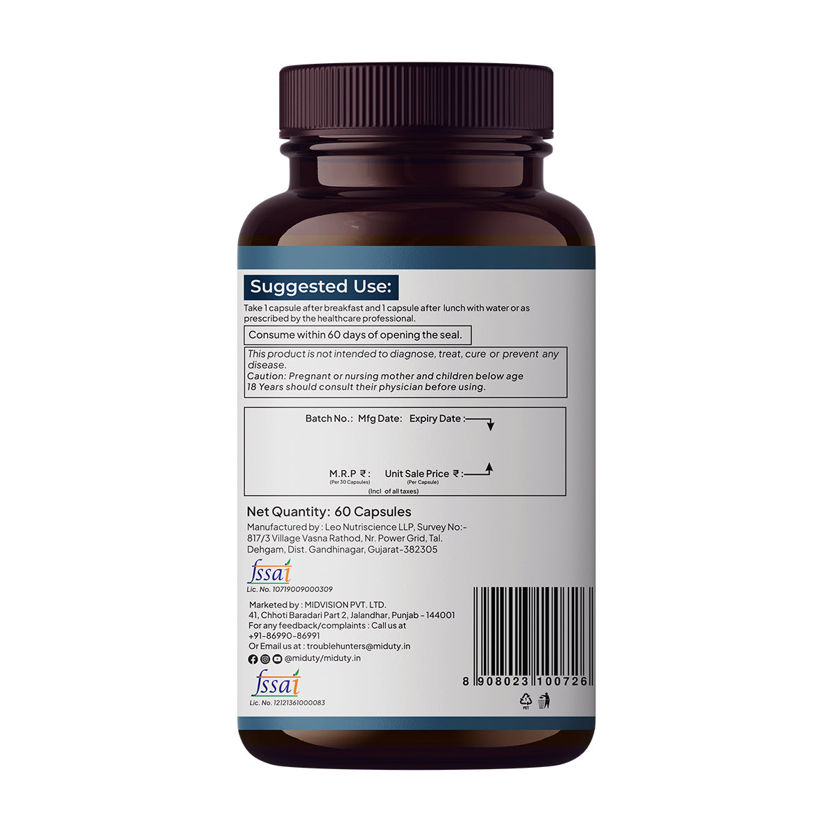 Calcium Alpha-Ketoglutarate (AKG)