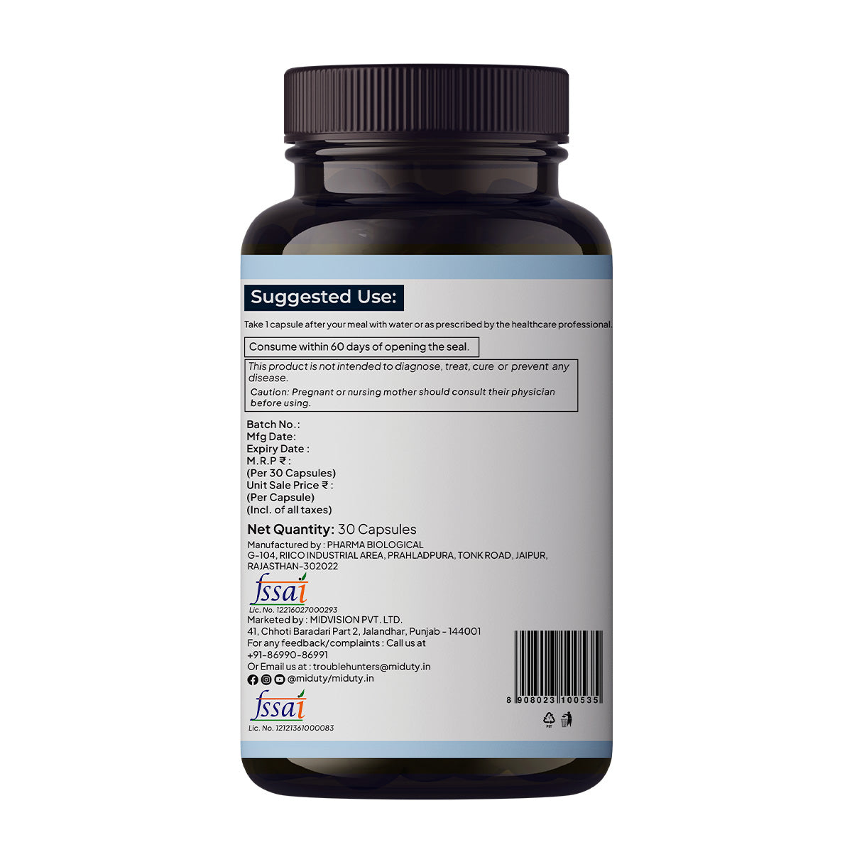 Complete Wellness Trio (Liposomol Glutathione , Berberine & Ashwagandha) Bundle