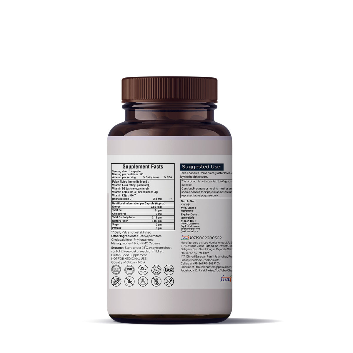 Vitamin ADK 60 - Miduty
