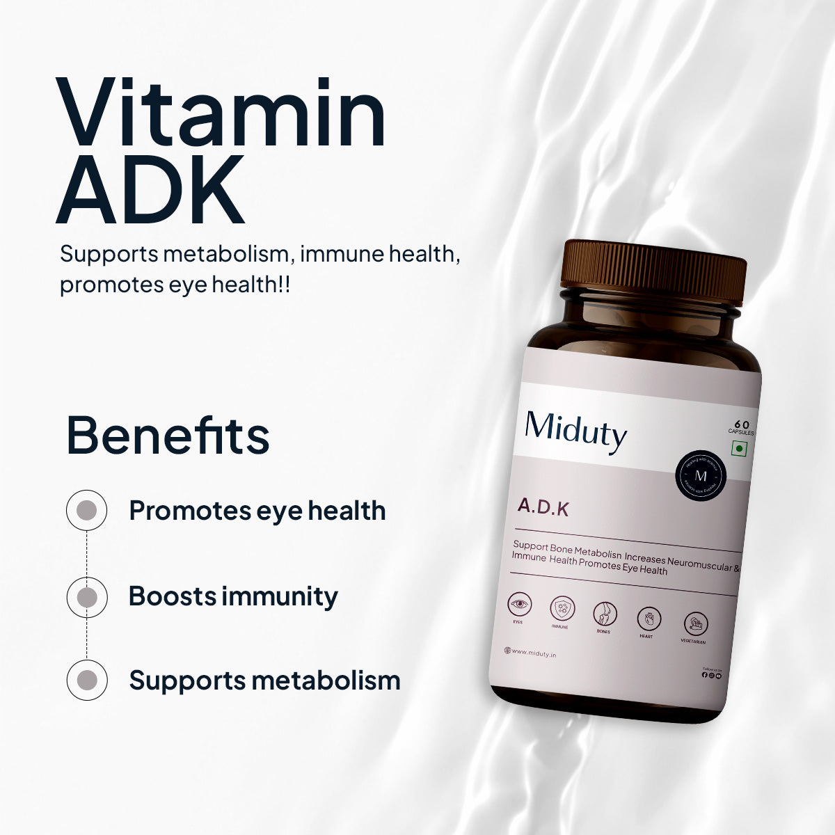 Benefits of Vitamin ADK supplement