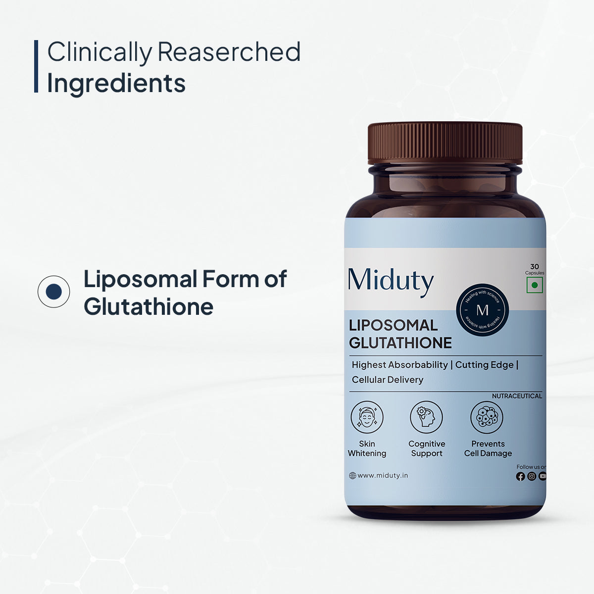 Liposomal Glutathione 40% Supplement for Detox & Immunity Liposomal Glutathione 40% Supplement for Detox & Immunity