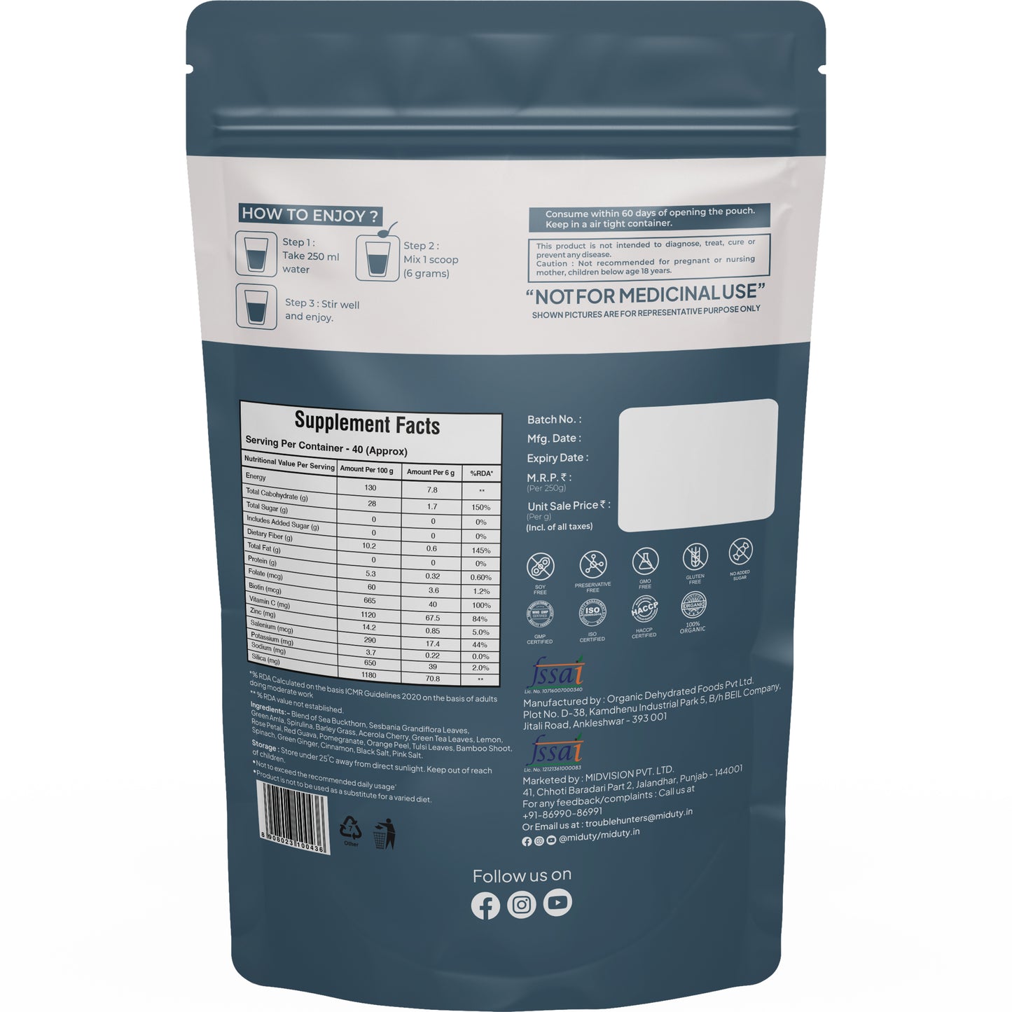 Organic Plant Based Collagen