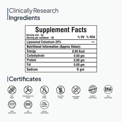 Liposomal Colostrum - Miduty