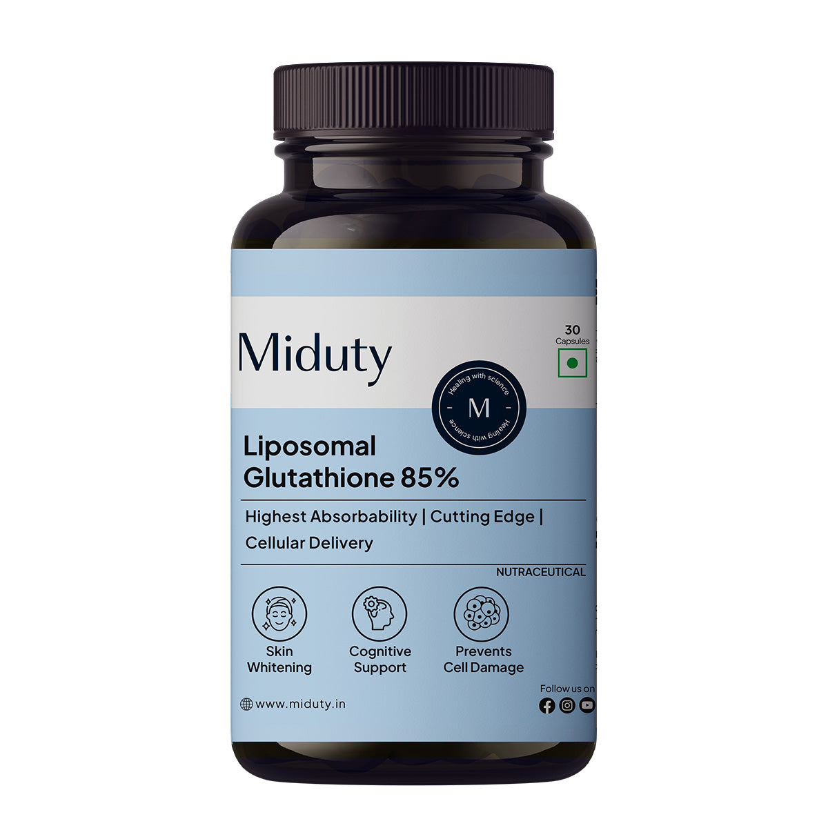 Glutathione 85% - 30 Capsules