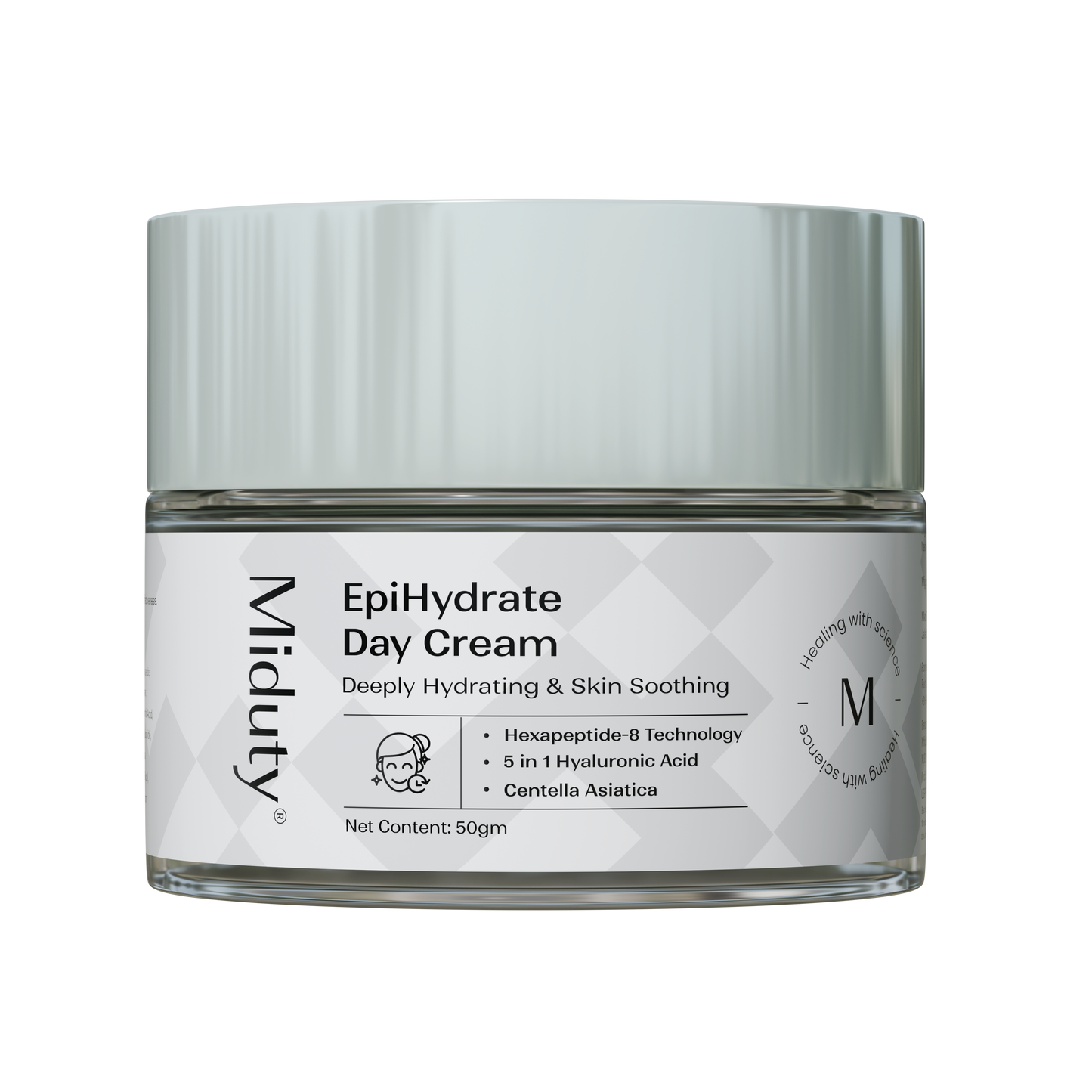 EpiHydrate - Skin Barrier Repair Cream with Hexapeptide-8 technology, 5 in 1 Hyaluronic Acid, & Centella Asiatica.