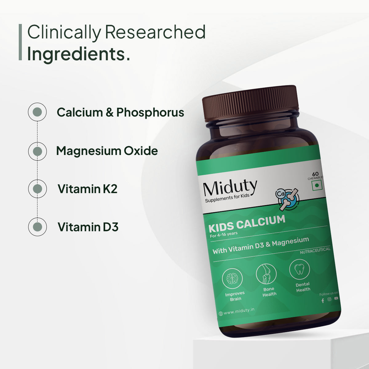 Kids Calcium - 60 Chewables