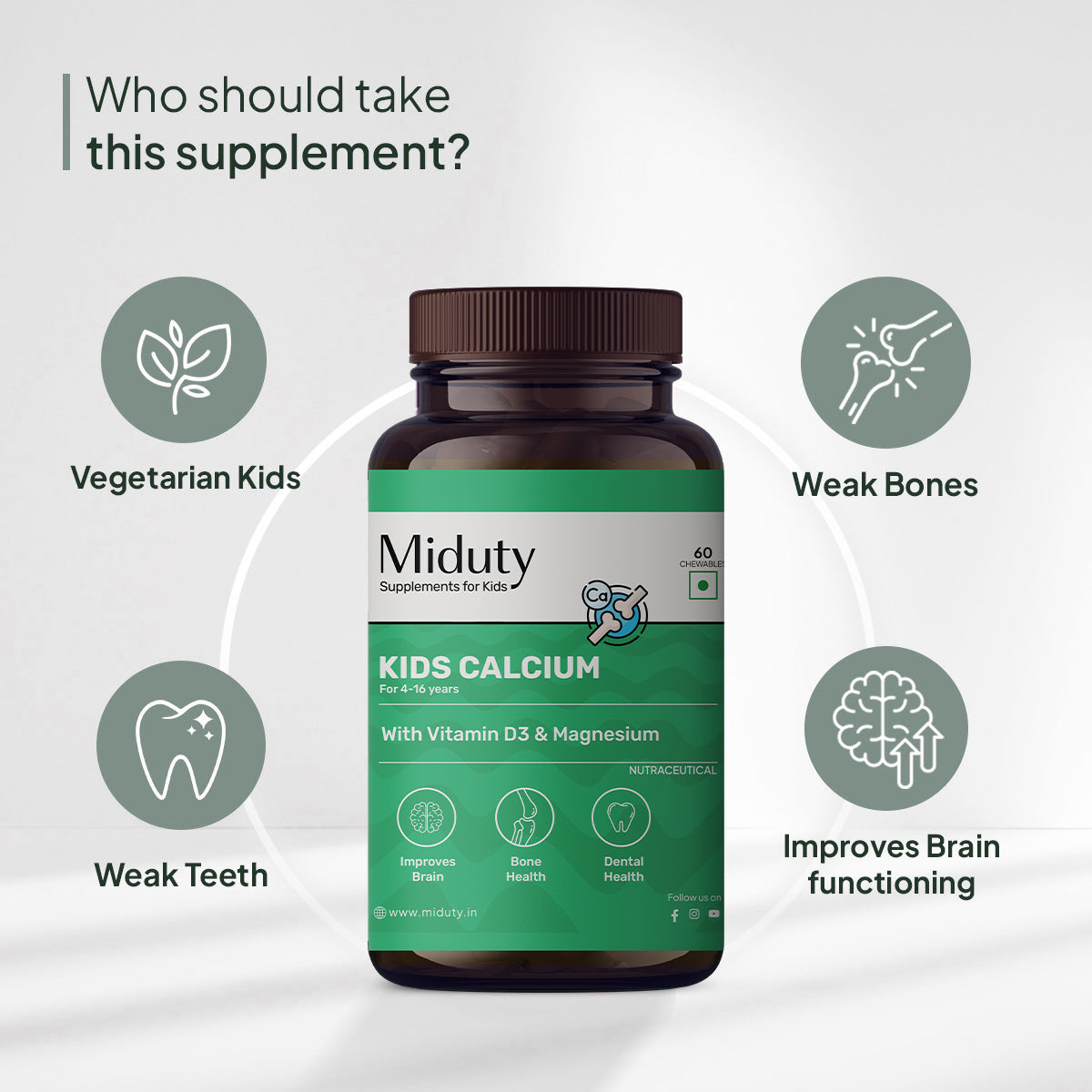 Kids Calcium - 60 Chewables